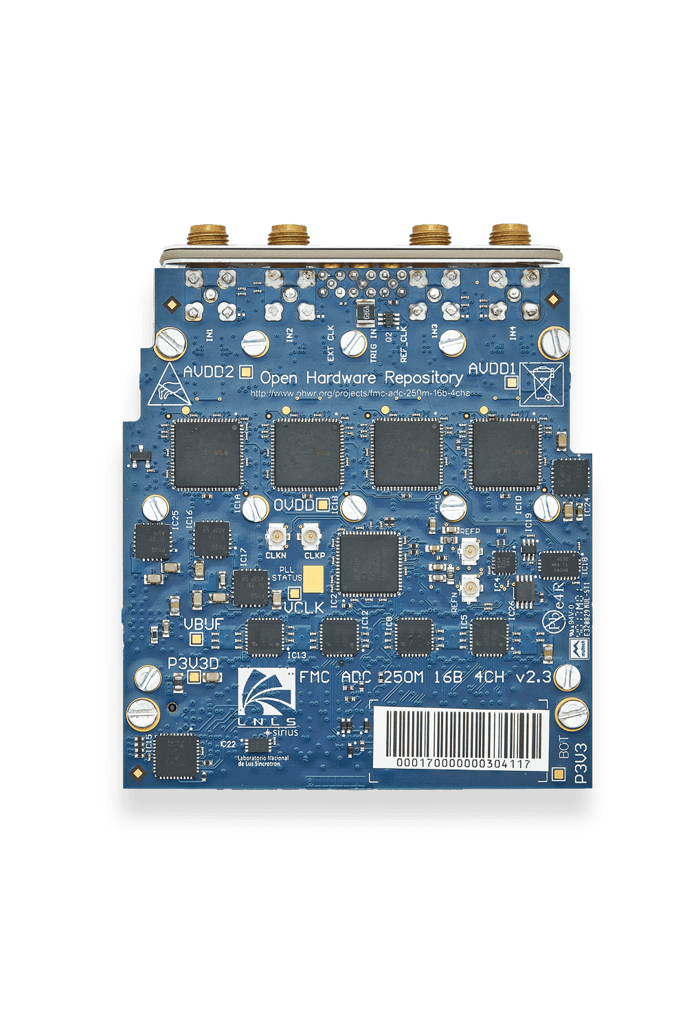 FMC ADC 250M 16B 4CHA